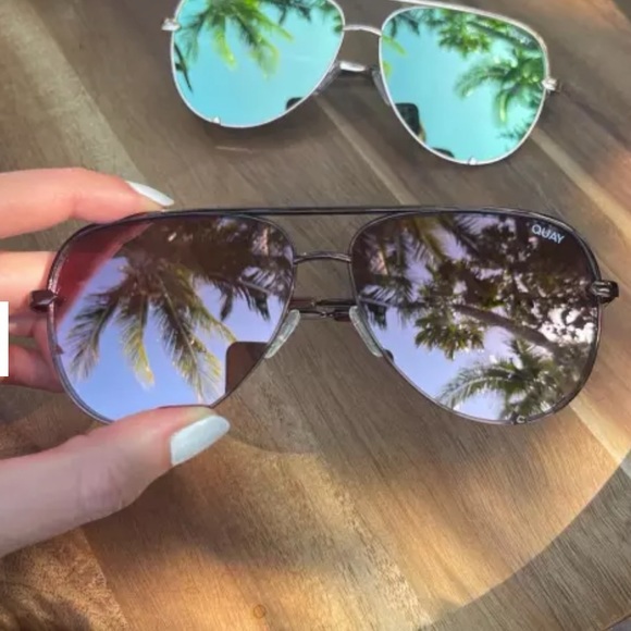 NWOT QUAY brown aviator, sunglasses - Picture 10 of 11